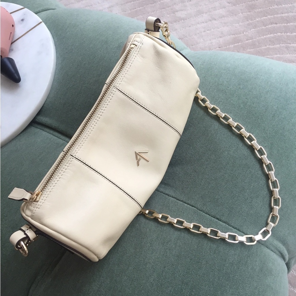 Brand new Manu Atelier Cylinder Shoulder Bag - Butter Yellow Large